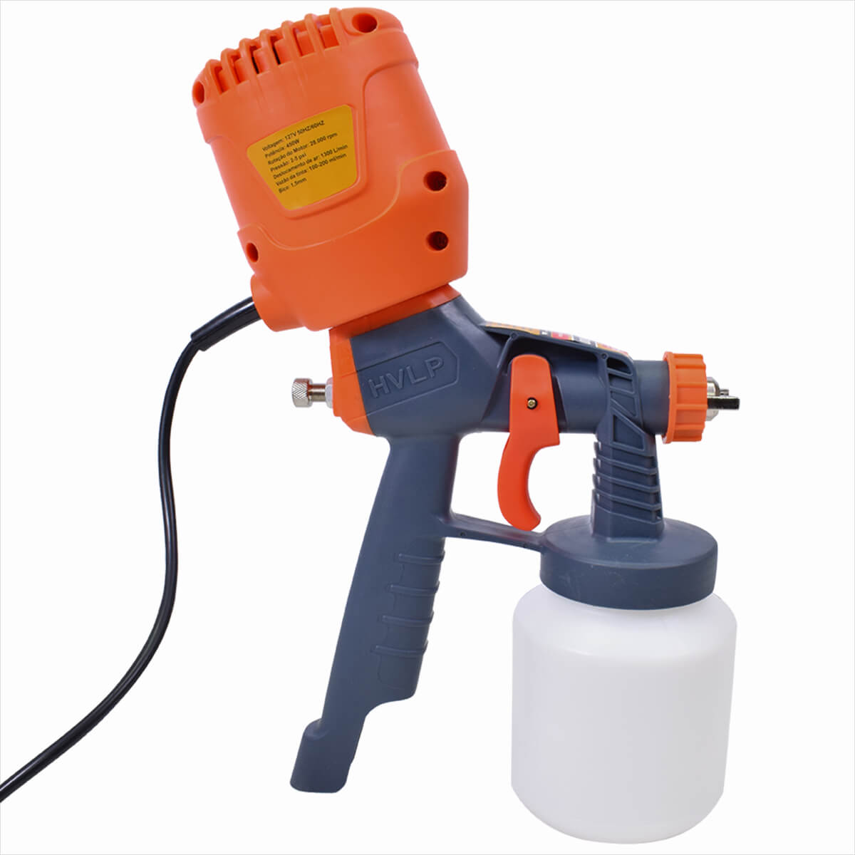 Pistola Portátil De Pintura Elétrica Hv400 110v Intech