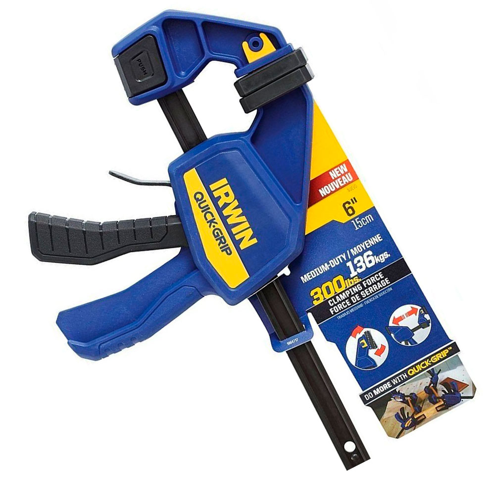 Grampo Rápido Quick Grip 6 Pol 15cm Medium Duty 2005991 IRWIN