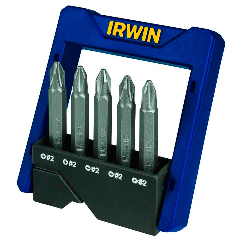 Conjunto de Bits Pontas Philips PH2 5 peças IRWIN