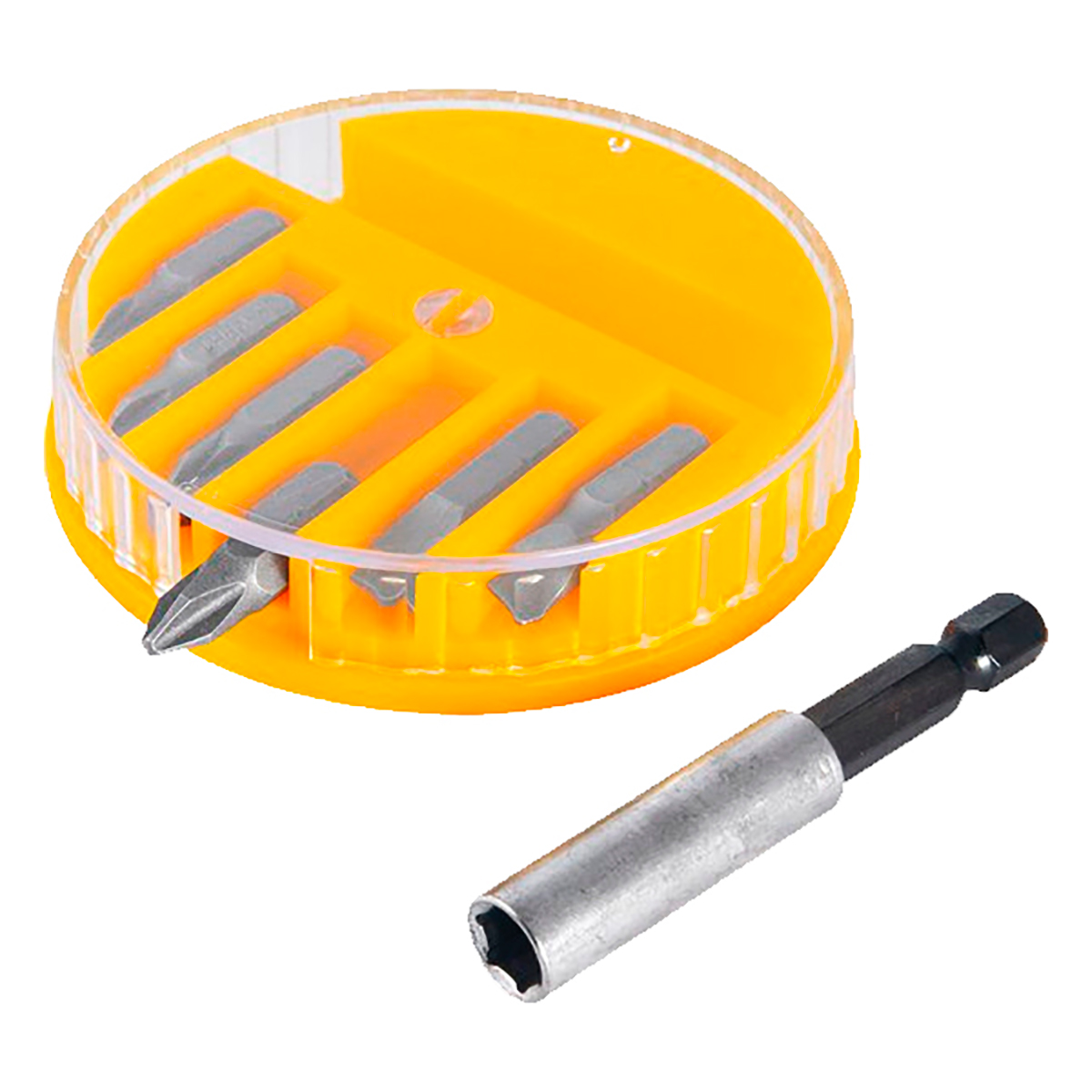 Jogo de Bits e Ponteiras Encaixe Sextavado 1/4 7 Peças Vonder