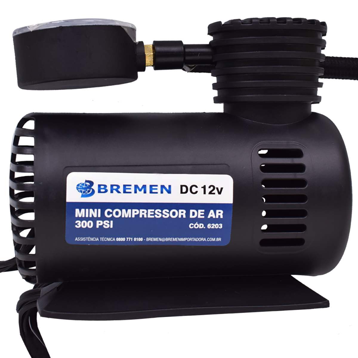 Mini Compressor em Polipropileno 12v 6203 Bremen