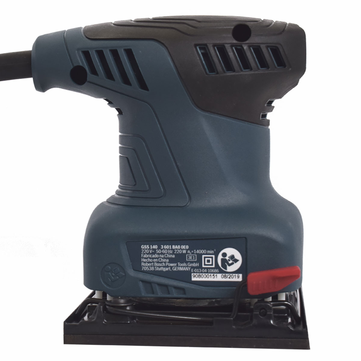 Lixadeira Orbital 220w com lixas 220v Gss 140 Bosch