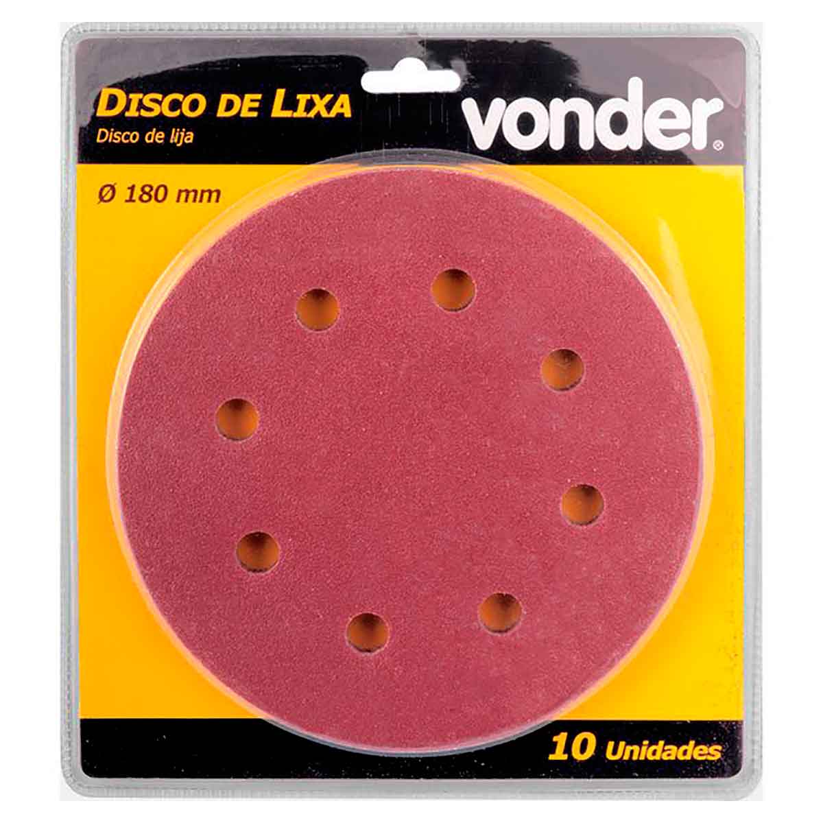 Disco Lixa Grão 060 Para LPV750 Com 10 Und Vonder