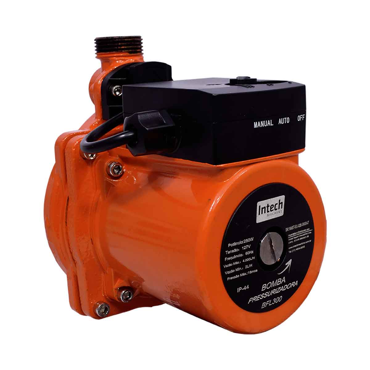 Bomba Pressurizadora 250w BFL300 127v Até 4 Saídas Intech
