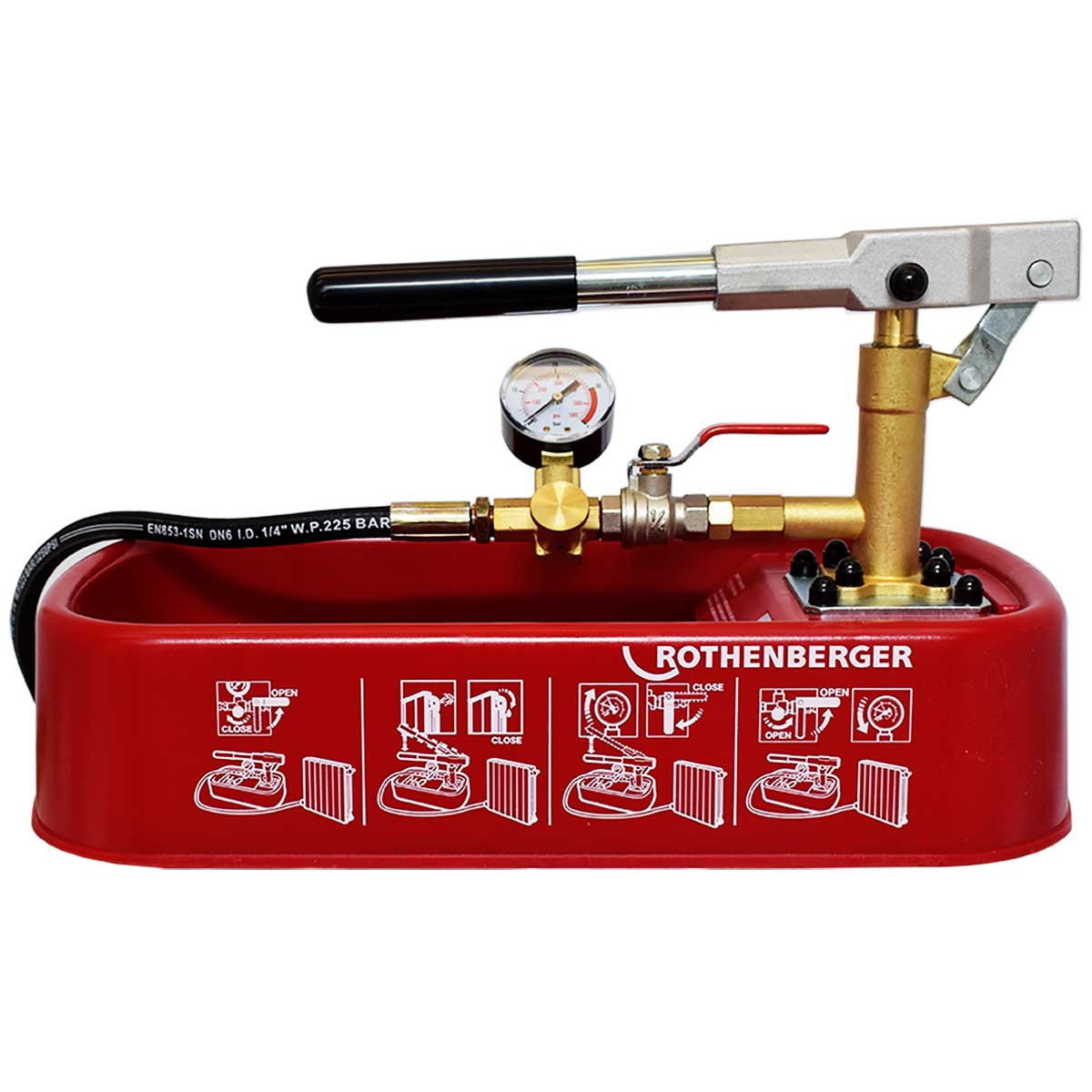 Bomba para Teste Hidrostático 0-30bar RP30 Rothenberger 