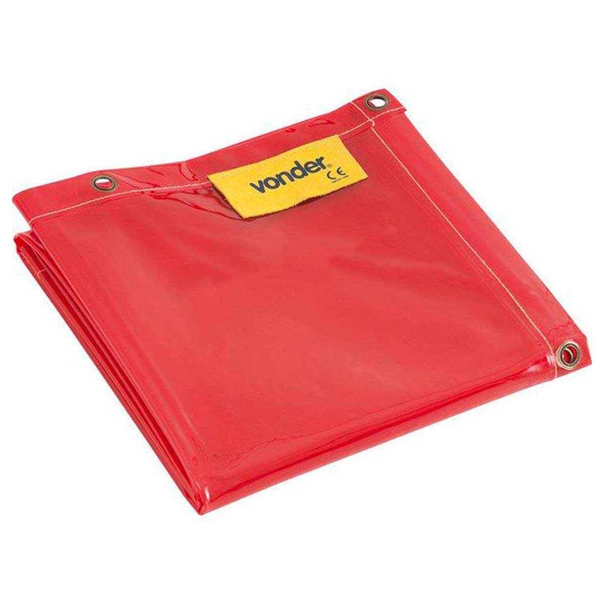Cortina de proteção para solda laranja 1,22m x 1,78m - Vonder