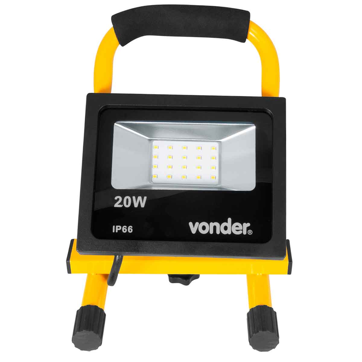 Lanterna Refletora com Suporte 20W Vonder