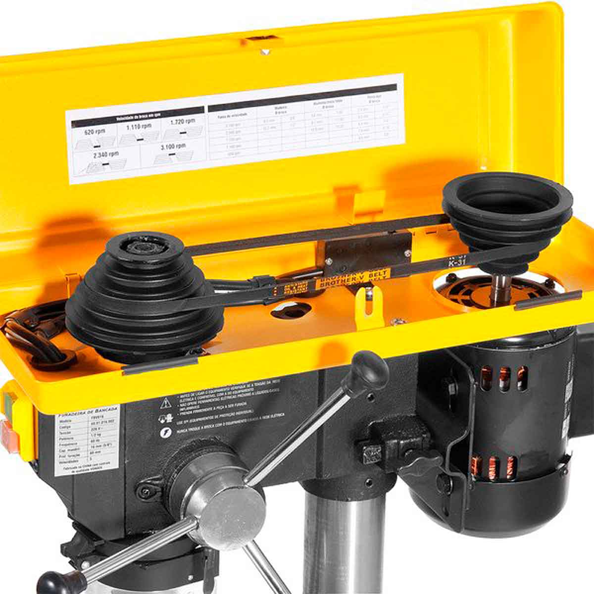 Furadeira de Bancada 16mm 1/2 HP FBV016 Vonder