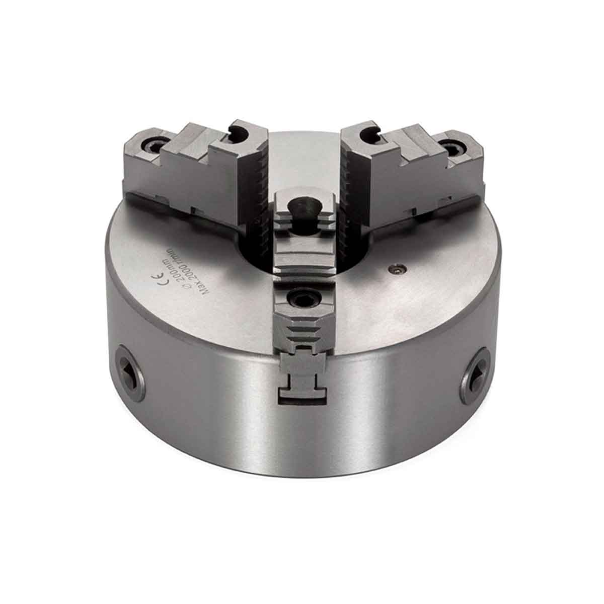 Placa Torno 3 Castanhas 8pol 200mm Sobrepostas Kingtools