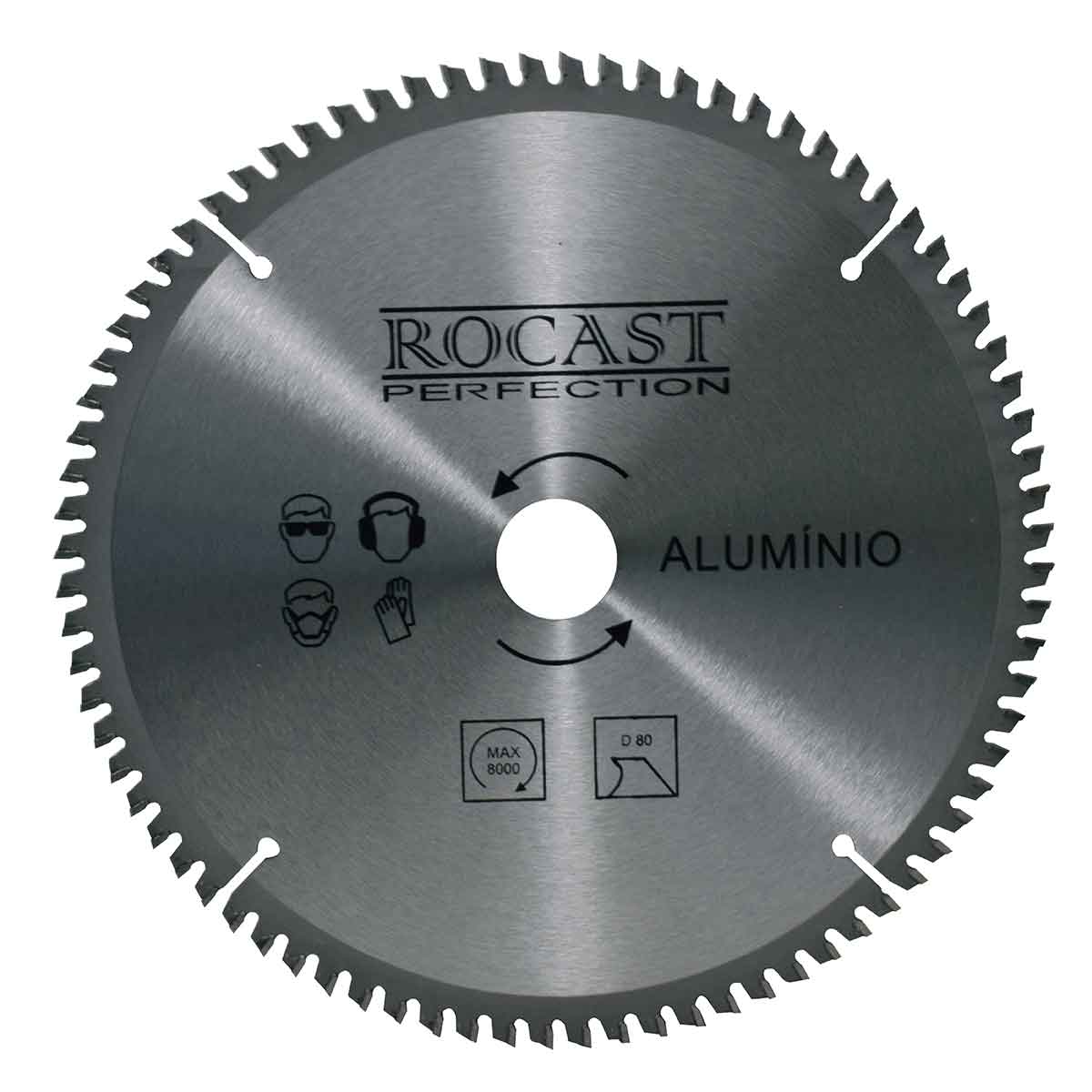 Serra Alumínio 250x80mm com 30 Dentes Rocast