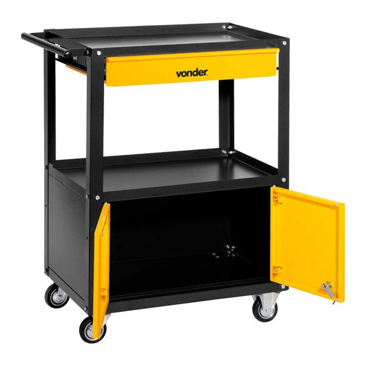 Carrinho para Ferramentas Desmontável Semifechado Vonder