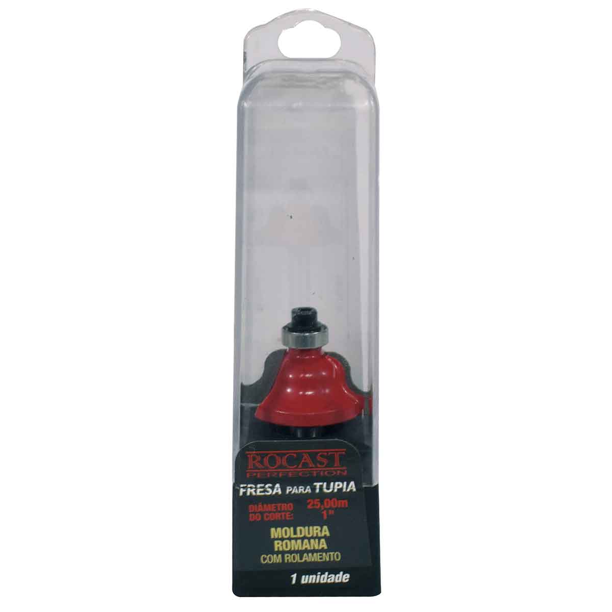 Fresa Para Tupia Moldura Arredondada com Rolamento 7/8x1/4 Rocast