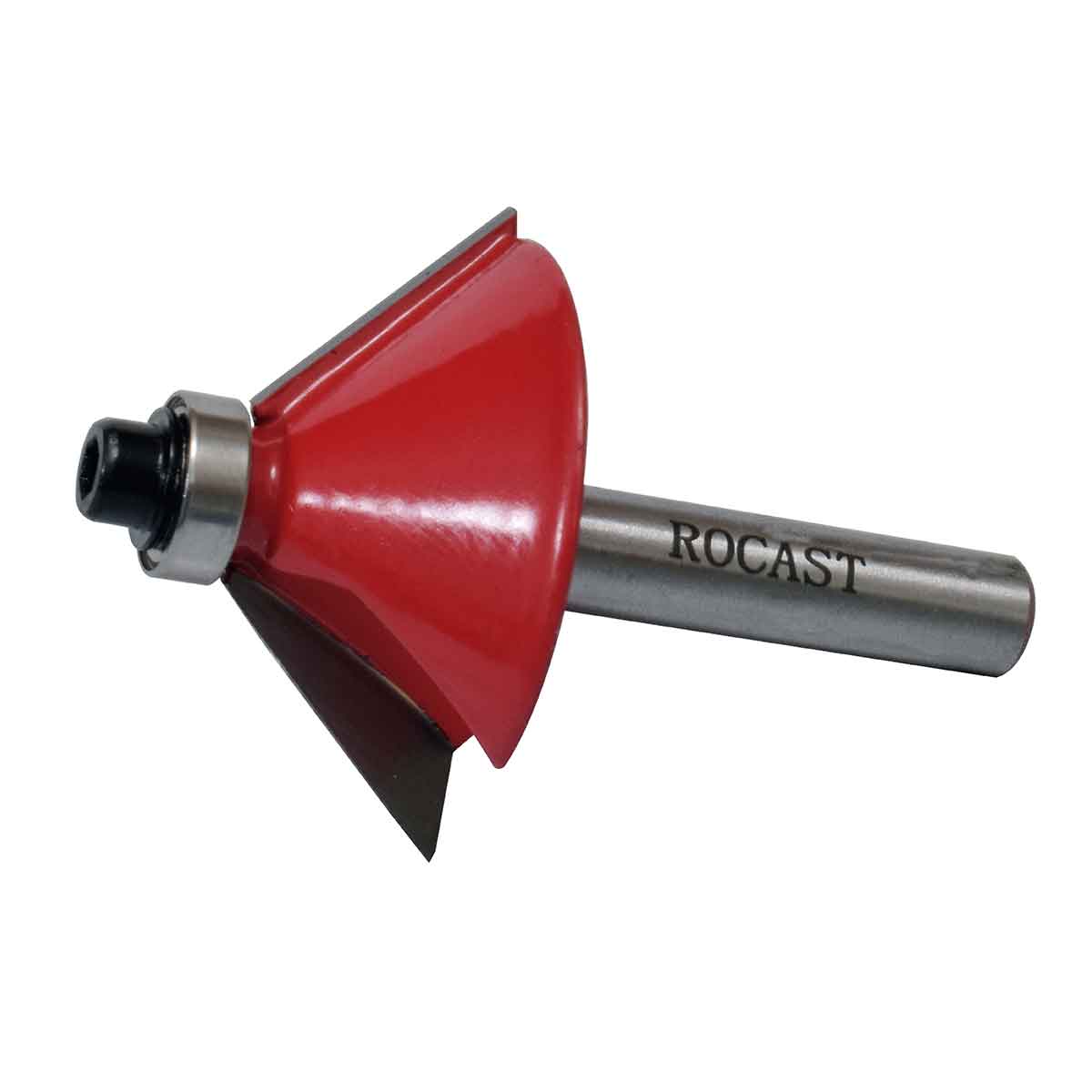 Fresa Para Tupia Moldura Reta Chanfro com Rolamento 1.1/4x1 Rocast