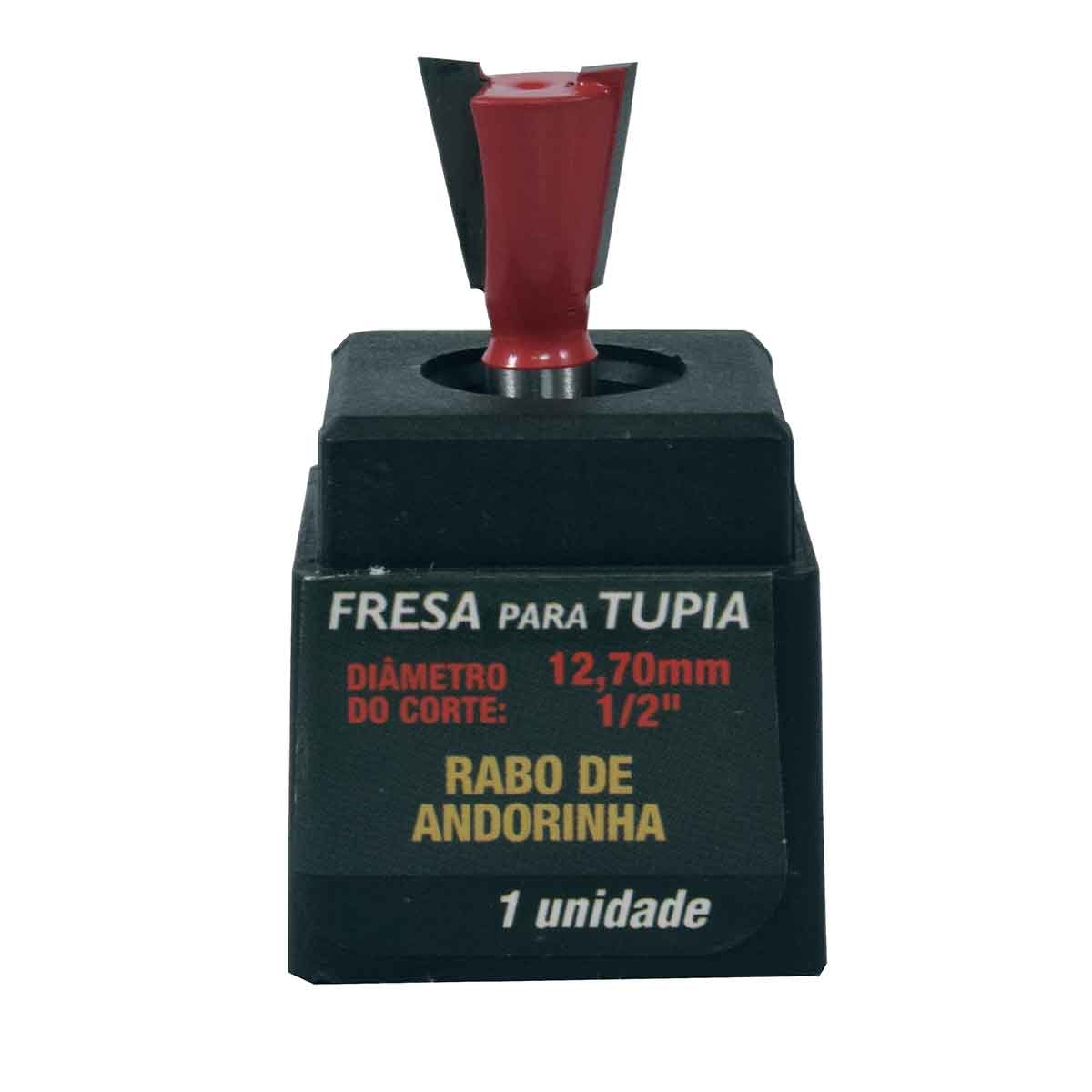 Fresa Para Tupia Rabo de Andorinha 1/2x1/4 Rocast