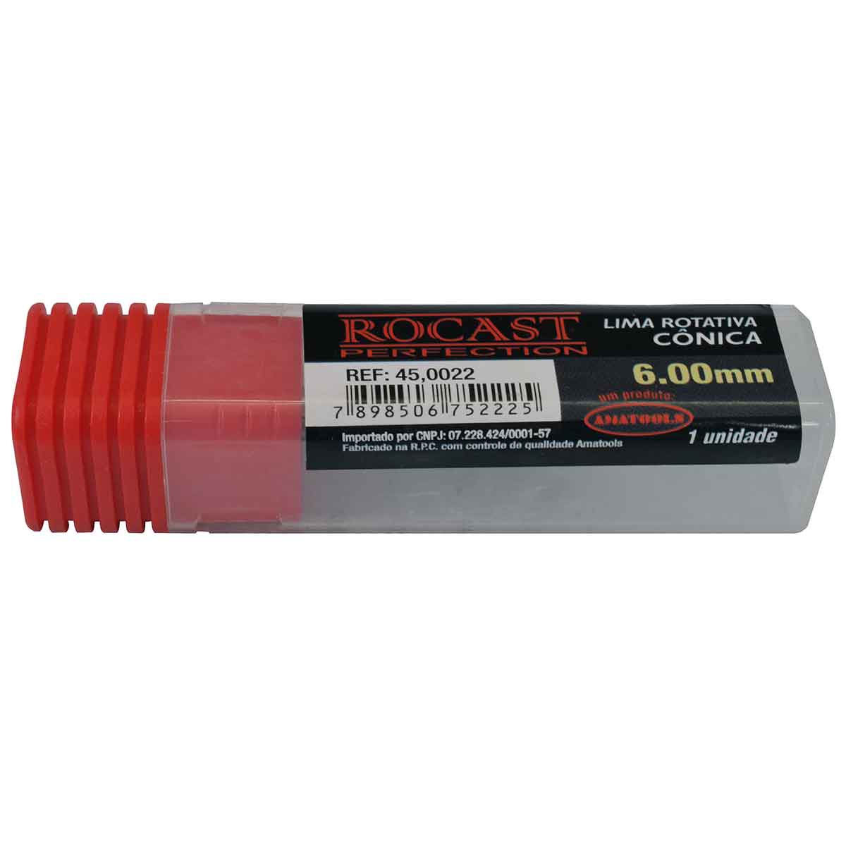 Lima Rotativa Cônica 06x18 Rocast