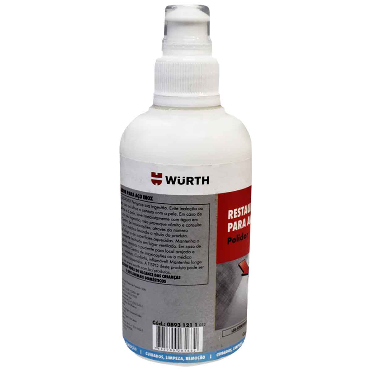 Restaurador para Aço Inox 250ml Wurth