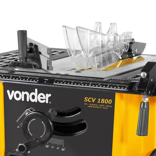 Serra Circular 10 Pol. com Mesa SCV1800 127V Vonder