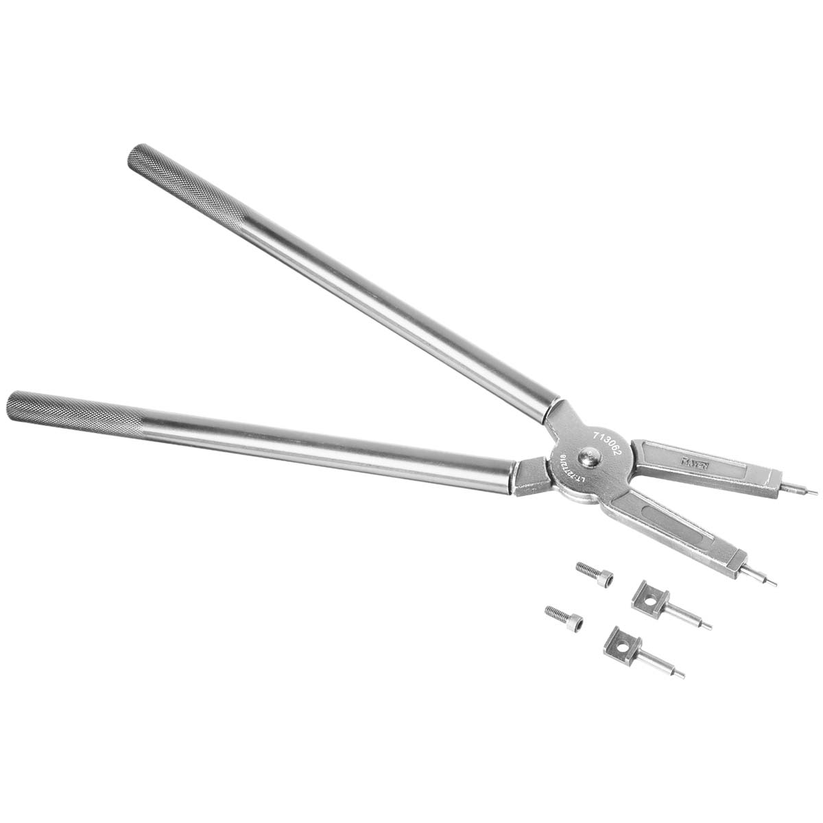 Alicate Reto e Curvo Para Anéis Trava Cubo Raven