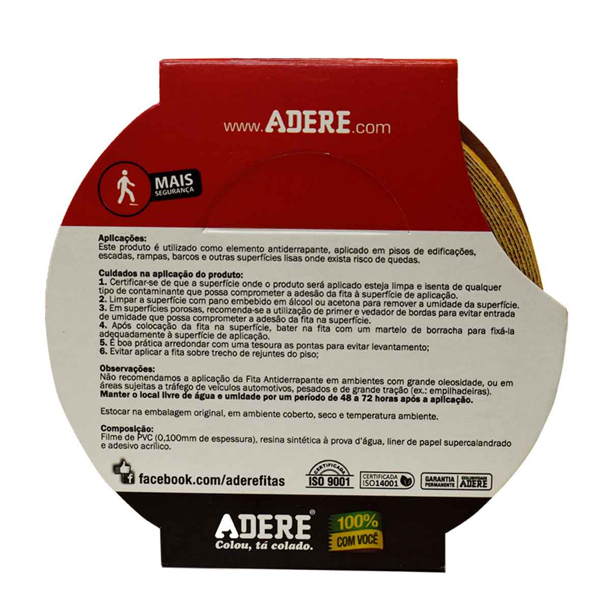 Fita Antiderrapante Amarela 863s 50x05 Adere