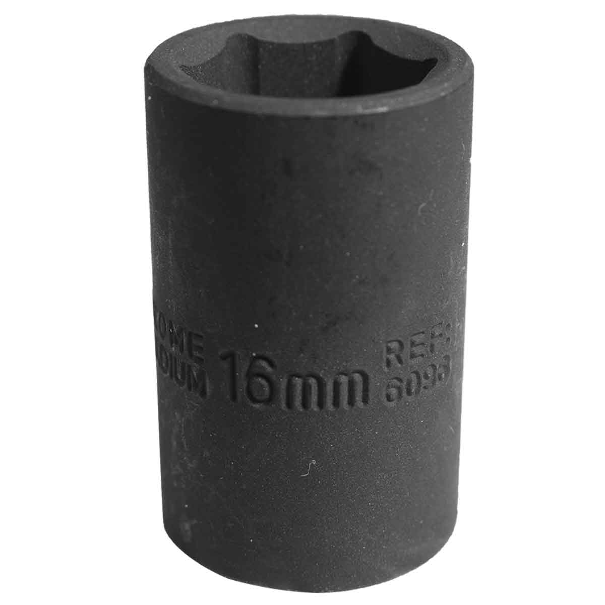 Soquete Impacto Sextavado CR-V 1/2 Pol 16mm Curto Waft