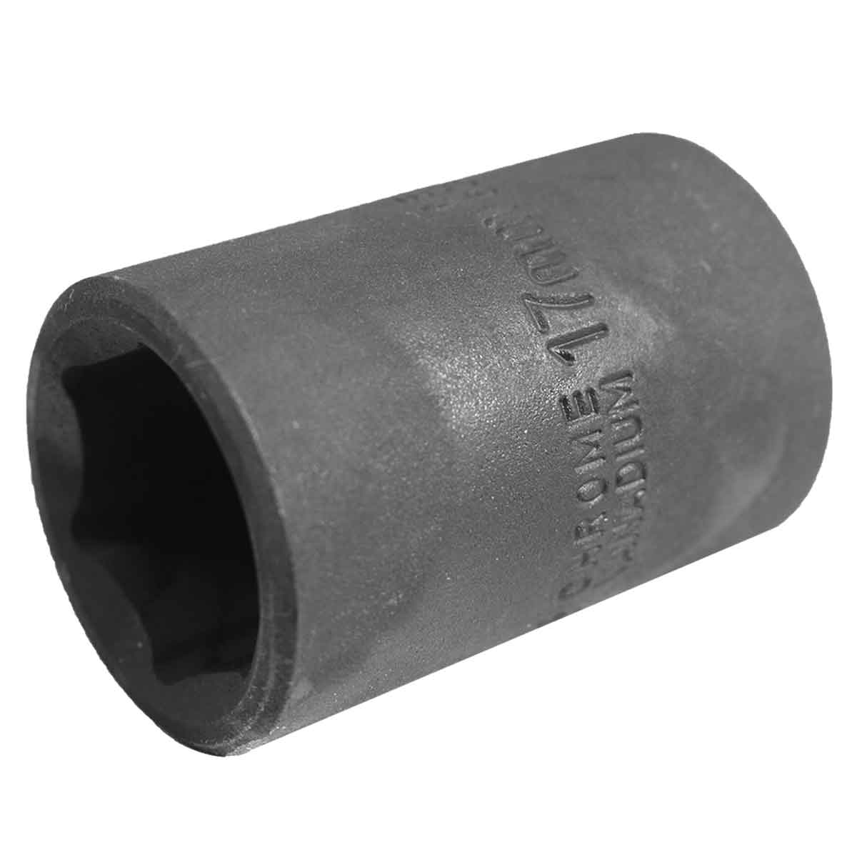Soquete Impacto Sextavado CR-V 1/2 Pol 17mm Curto Waft