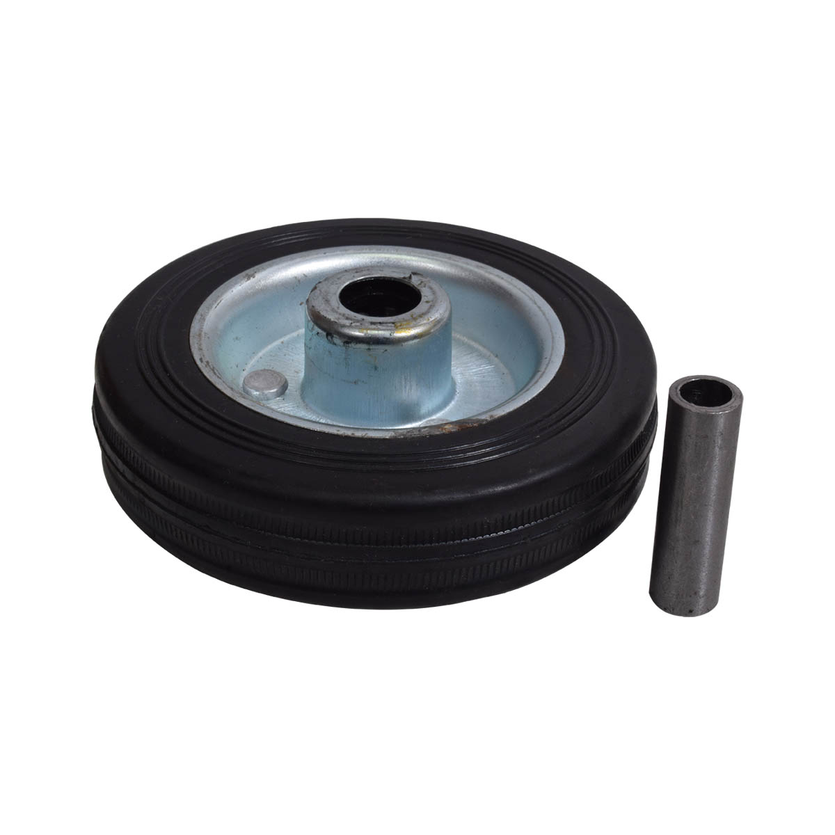 Roda Em Borracha 04pol Com Rolamento Ajax