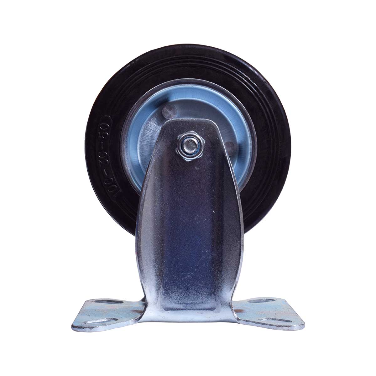 Rodízio Fixo 04 Polegadas Leve Borracha A09742-F AJAX