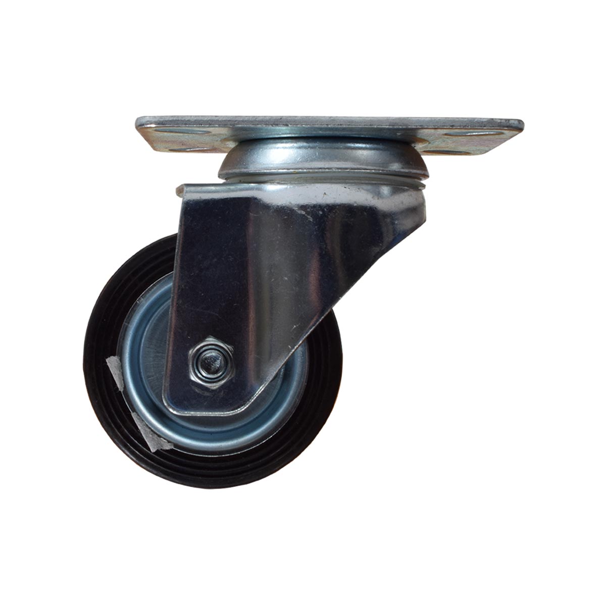 Rodízio Giratório 04 Polegadas Leve Borracha A09742-G Ajax