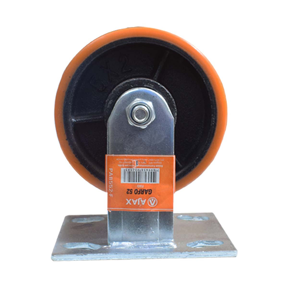 Rodízio Fixo 08 Polegadas Leve De Poliuretano A08582-F Ajax