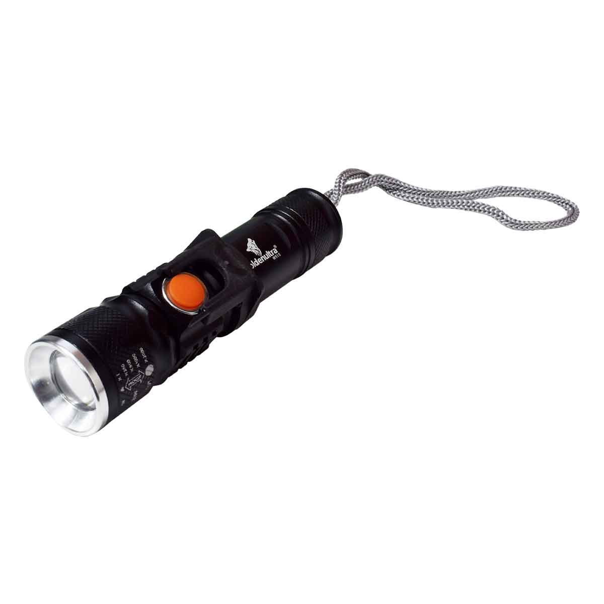 Mini Lanterna Led Recarregável Usb Com Zoom 55616