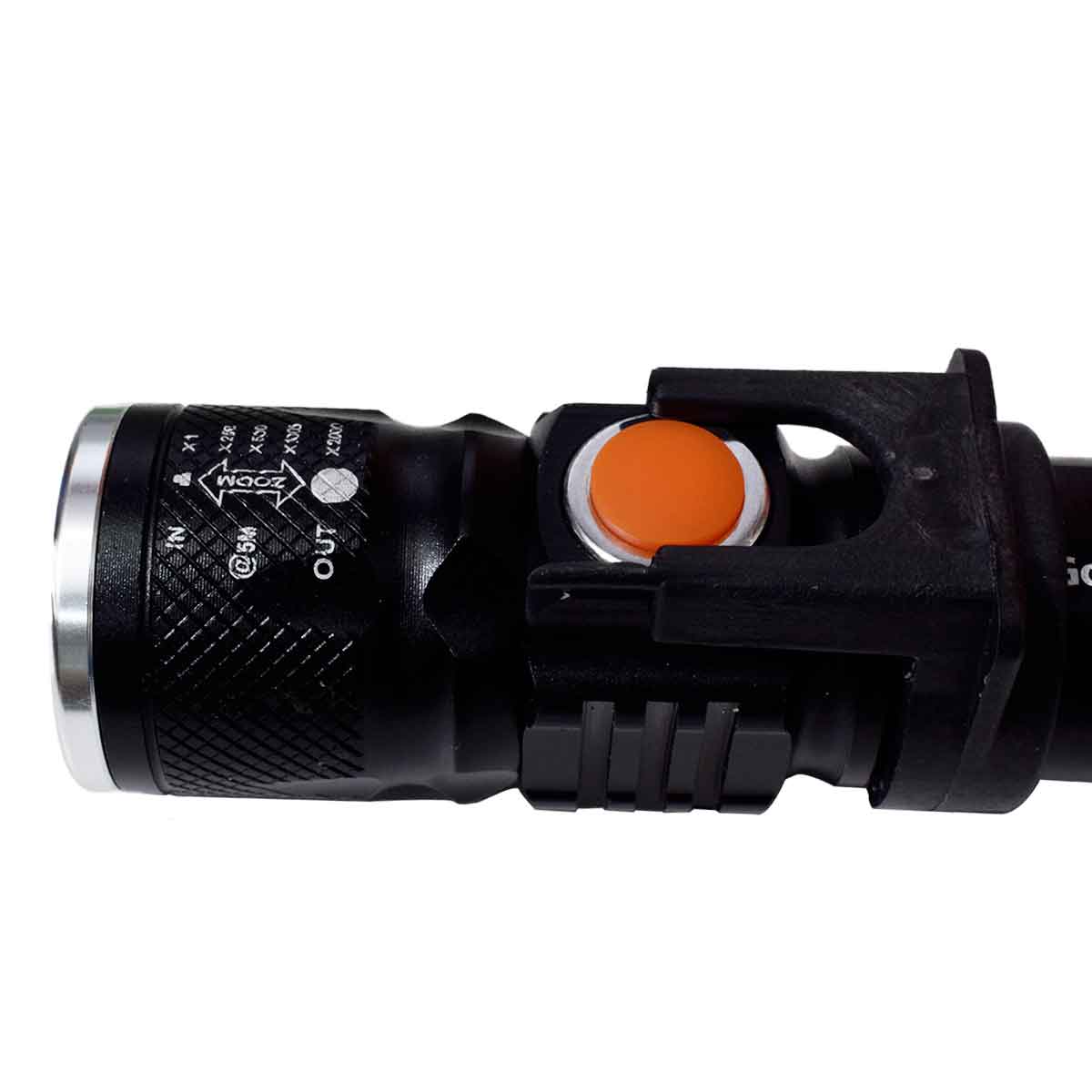 Mini Lanterna Led Recarregável Usb Com Zoom 55616