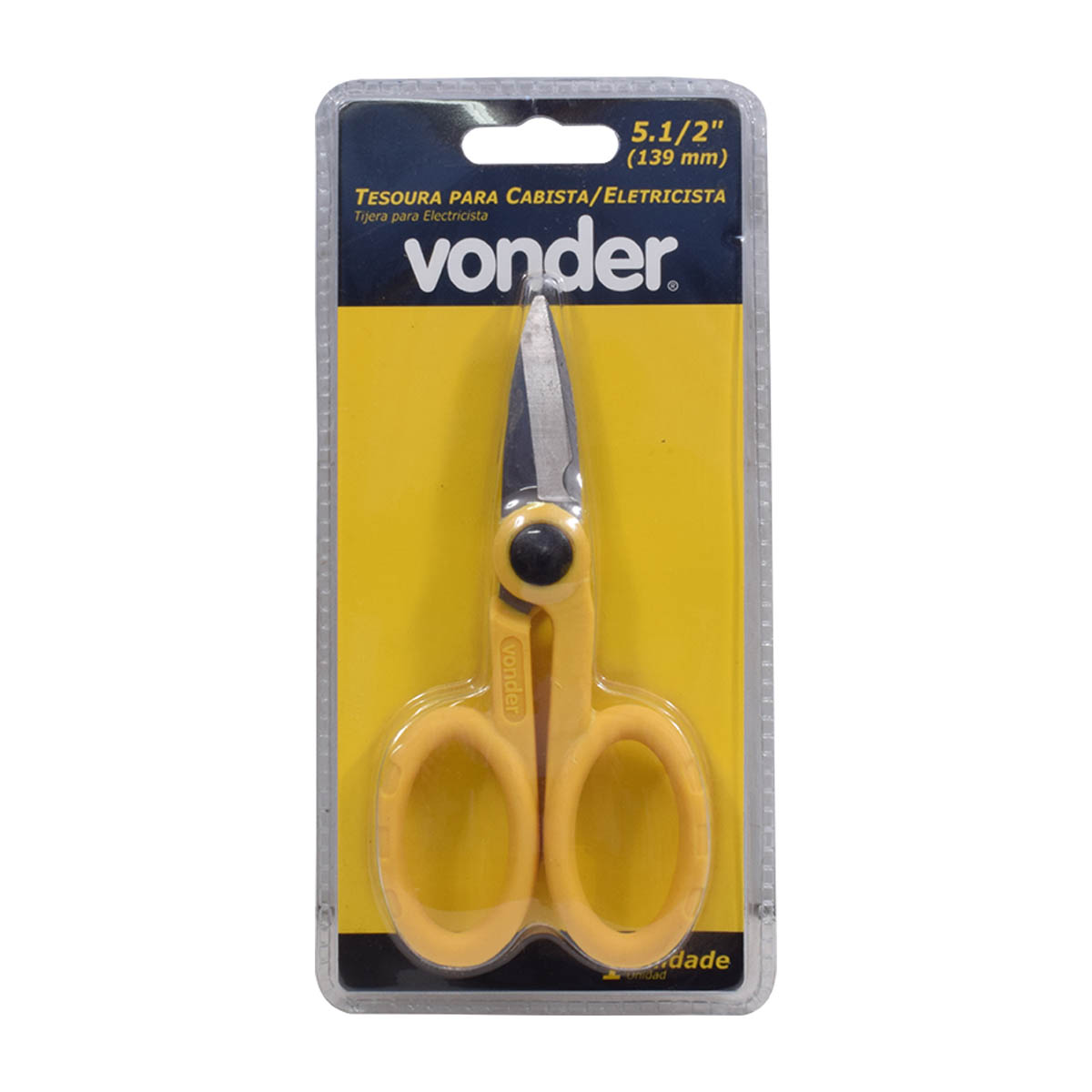 Tesoura para Cabista/Eletricista 5.1/2 Vonder