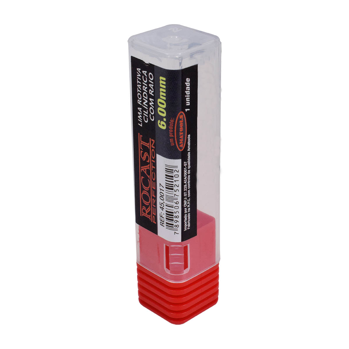 Lima Rotativa Cilíndrica Com Raio 06 X 16 Rocast