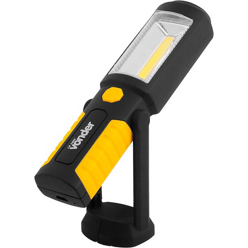 Lanterna 2WCob - 3 Leds LR180I Recarregável Vonder