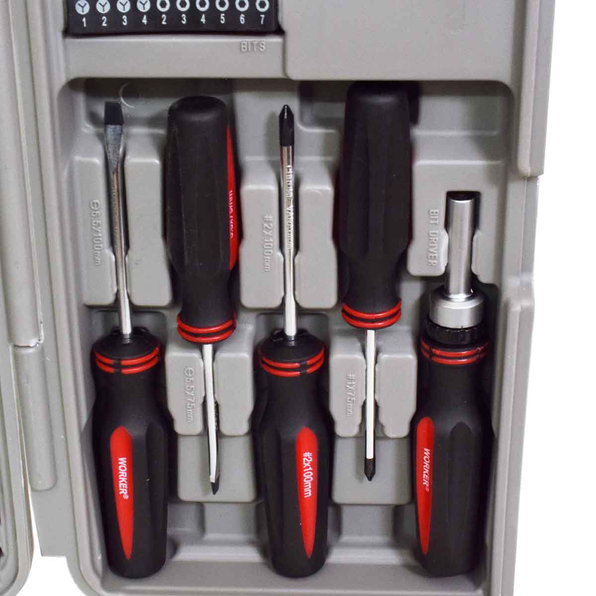 Jogo de Ferramentas 110 Peças Worker