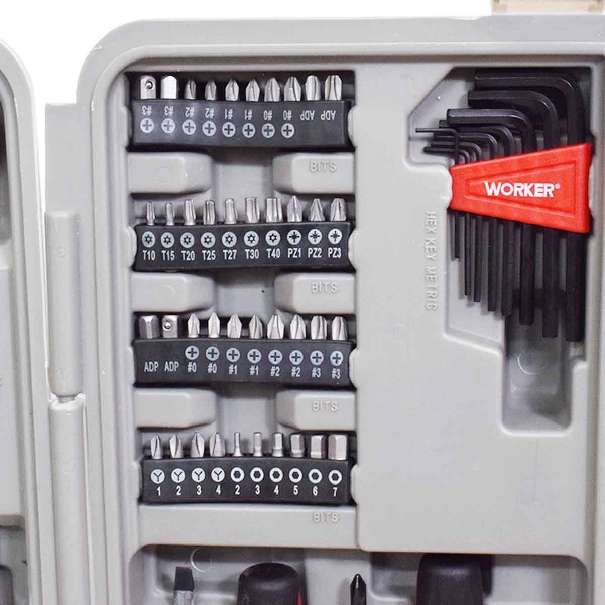 Jogo de Ferramentas 110 Peças Worker