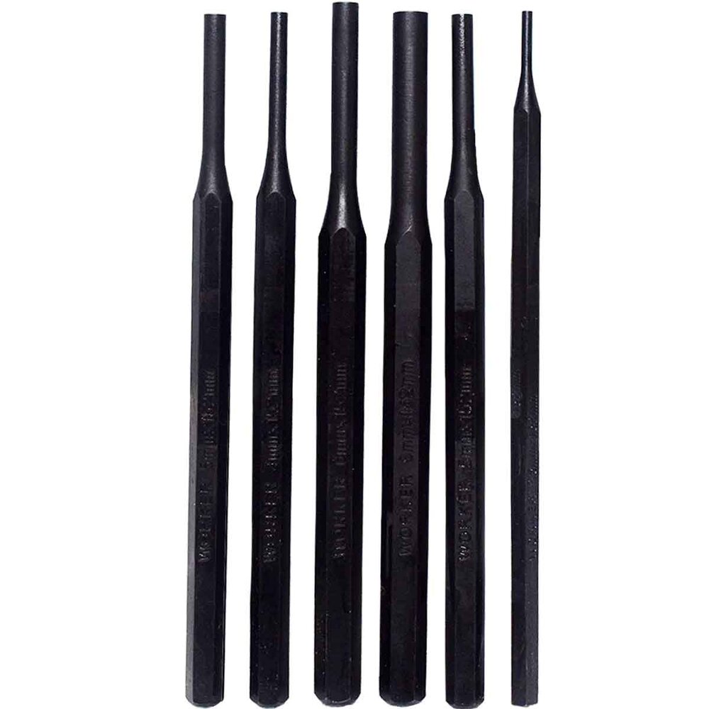 Jogo de Saca Pinos Paralelo 6 Peças Worker