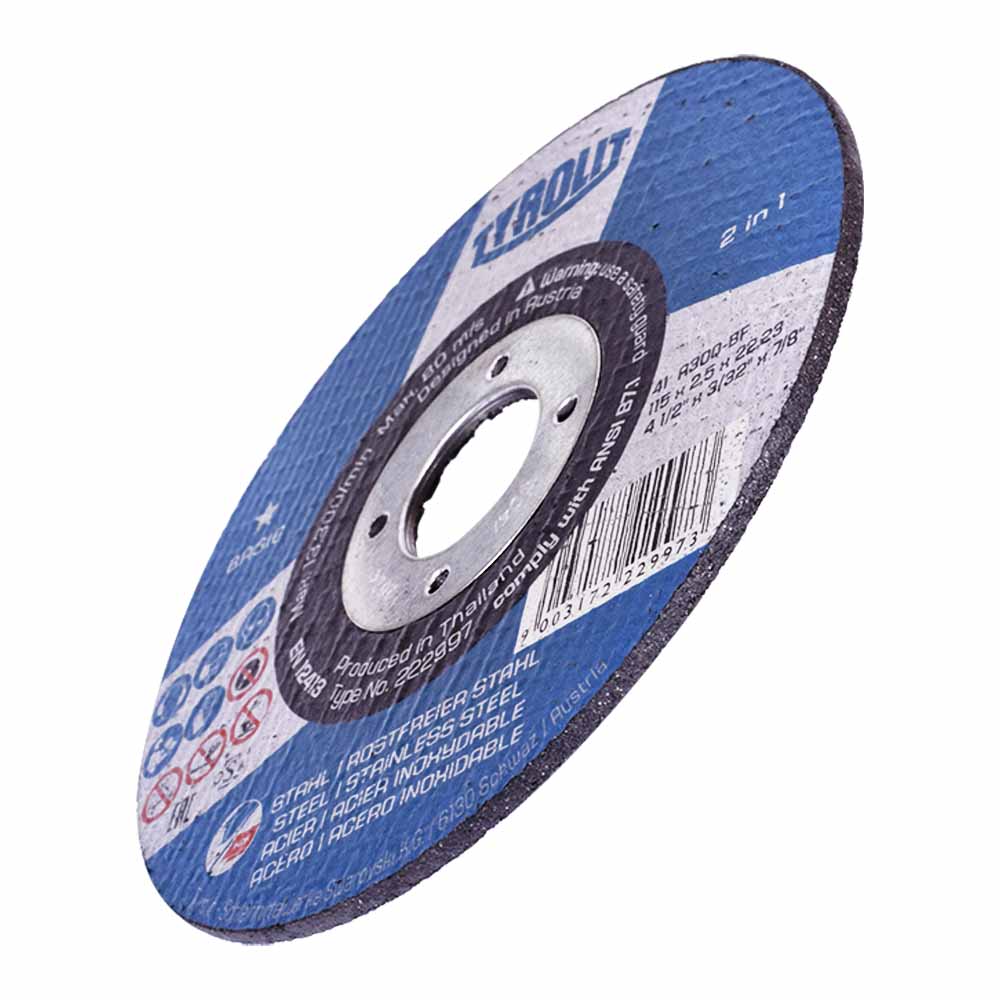 Disco Corte 04.1/2 X 2,5 x 7/8 Basic A30Q TYROLIT