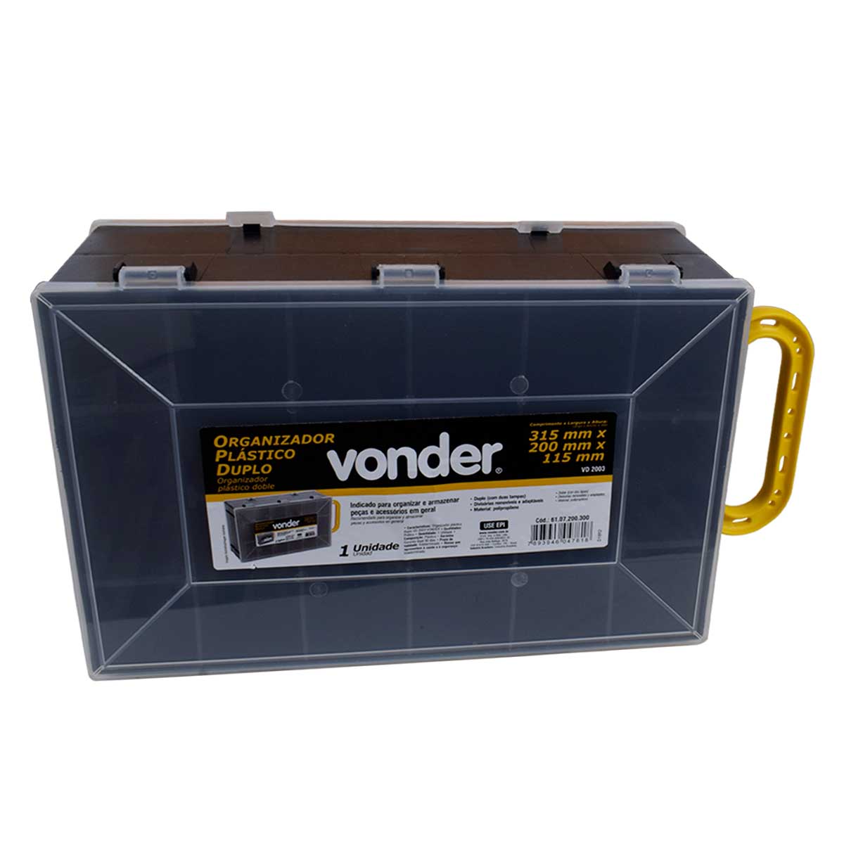 Organizador Plástico Duplo VD 2003 Vonder