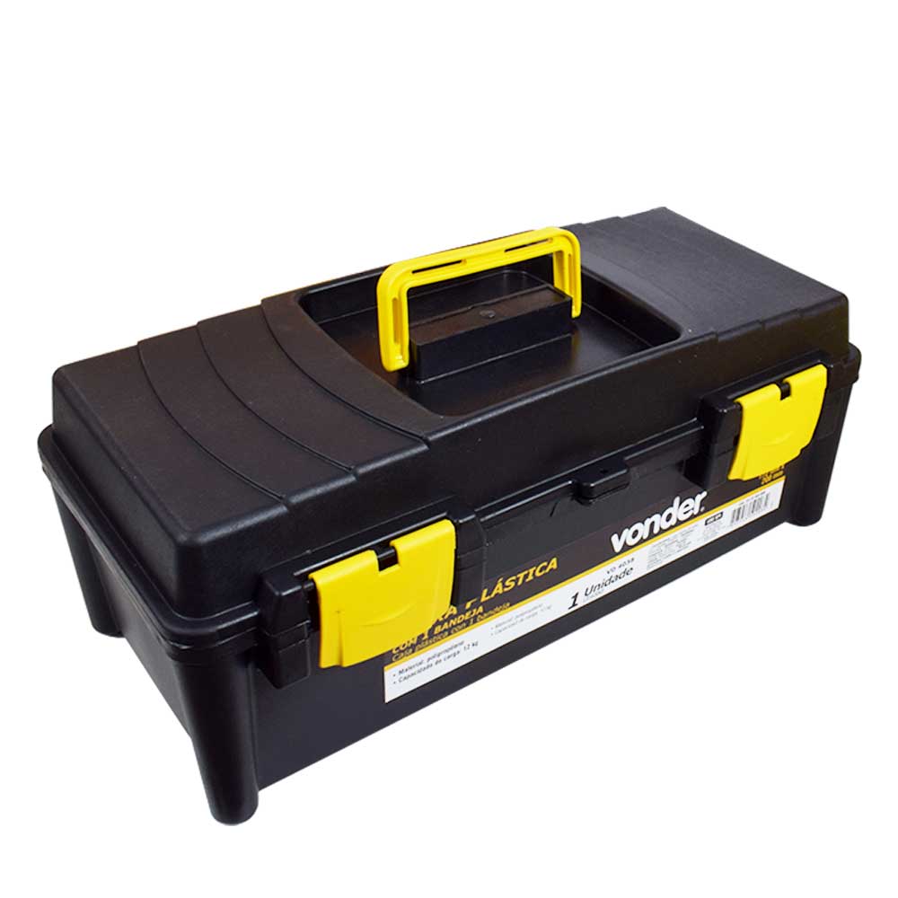 Caixa Plástica VD 4038 com 1 Bandeja Vonder