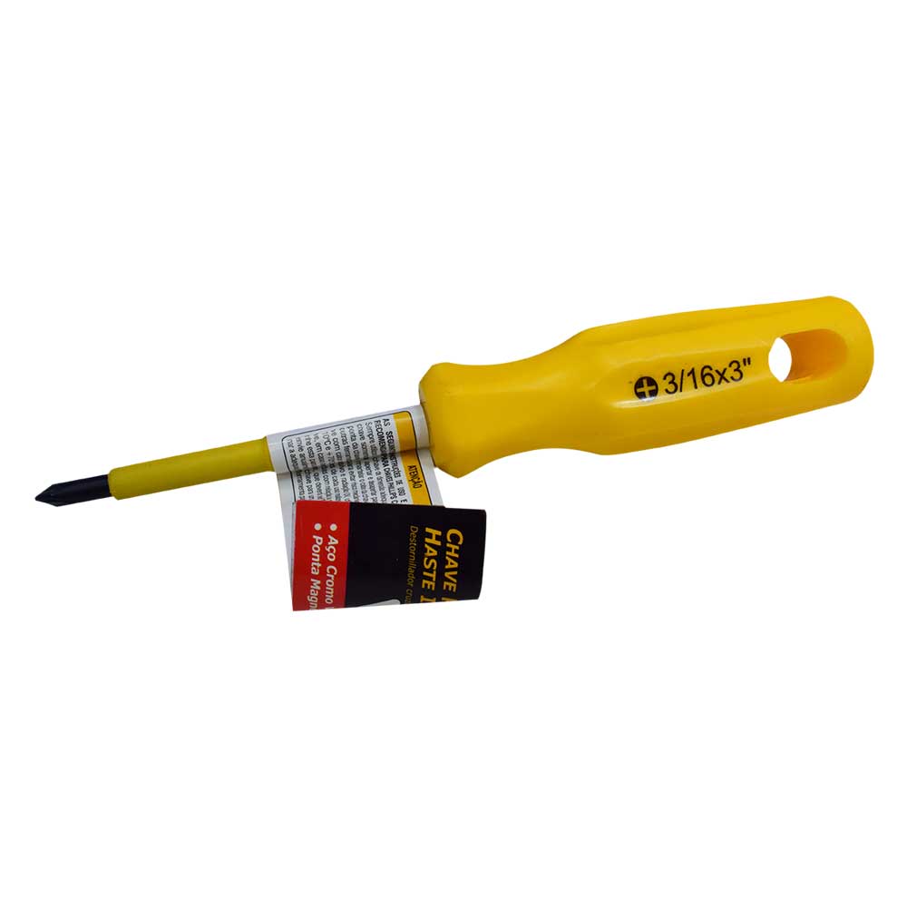 Chave Phillips com Haste Isolada 3/16 x 3 Pol Vonder