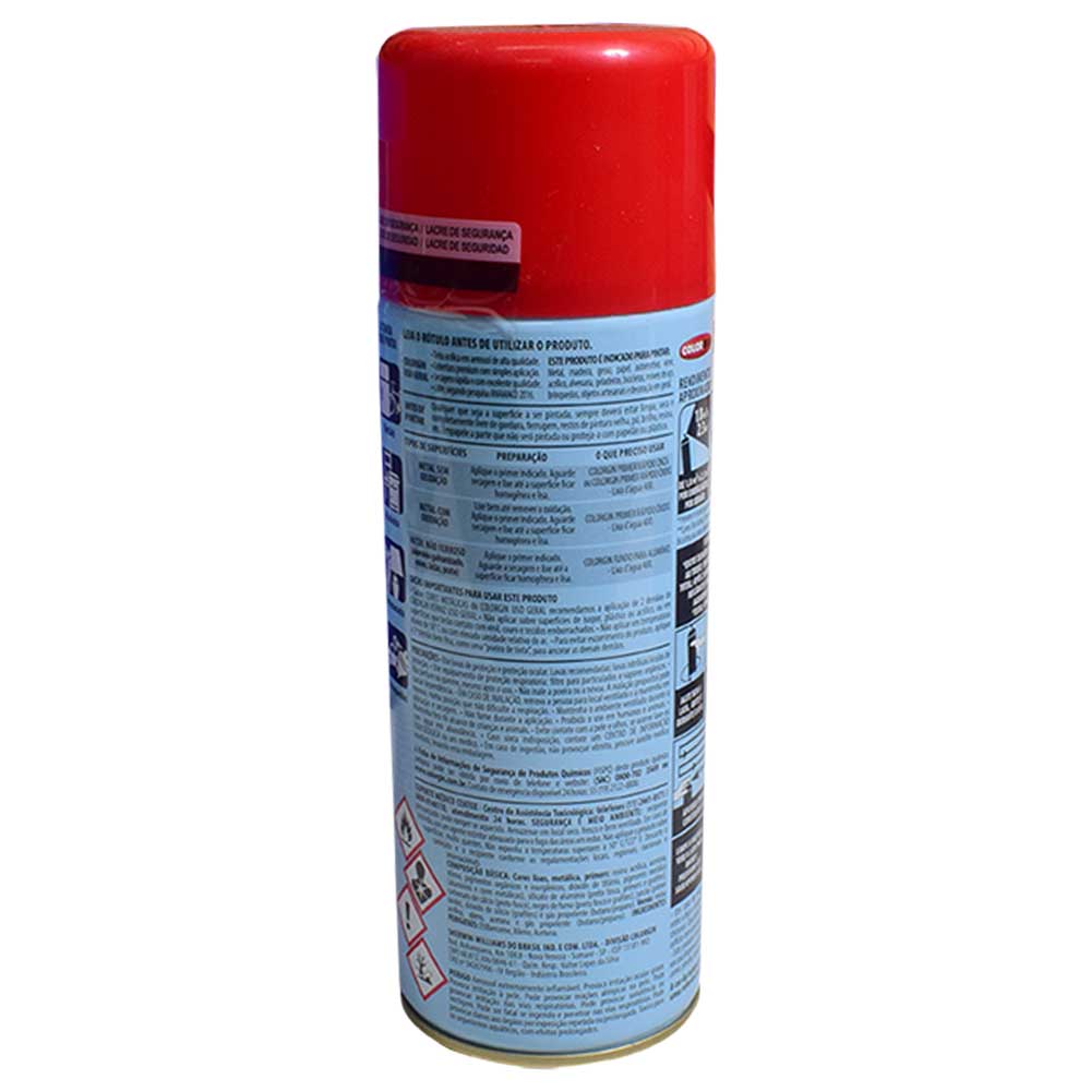Tinta Spray Uso Geral 55061 Vermelho Brilhoso 400ml Colorgin