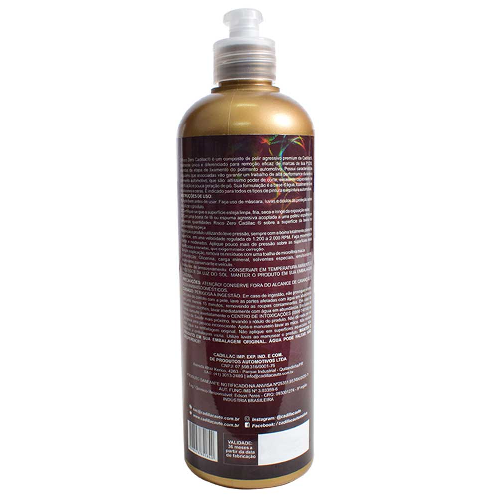 Composto de Corte Agressivo Risco Zero 500g Cadillac