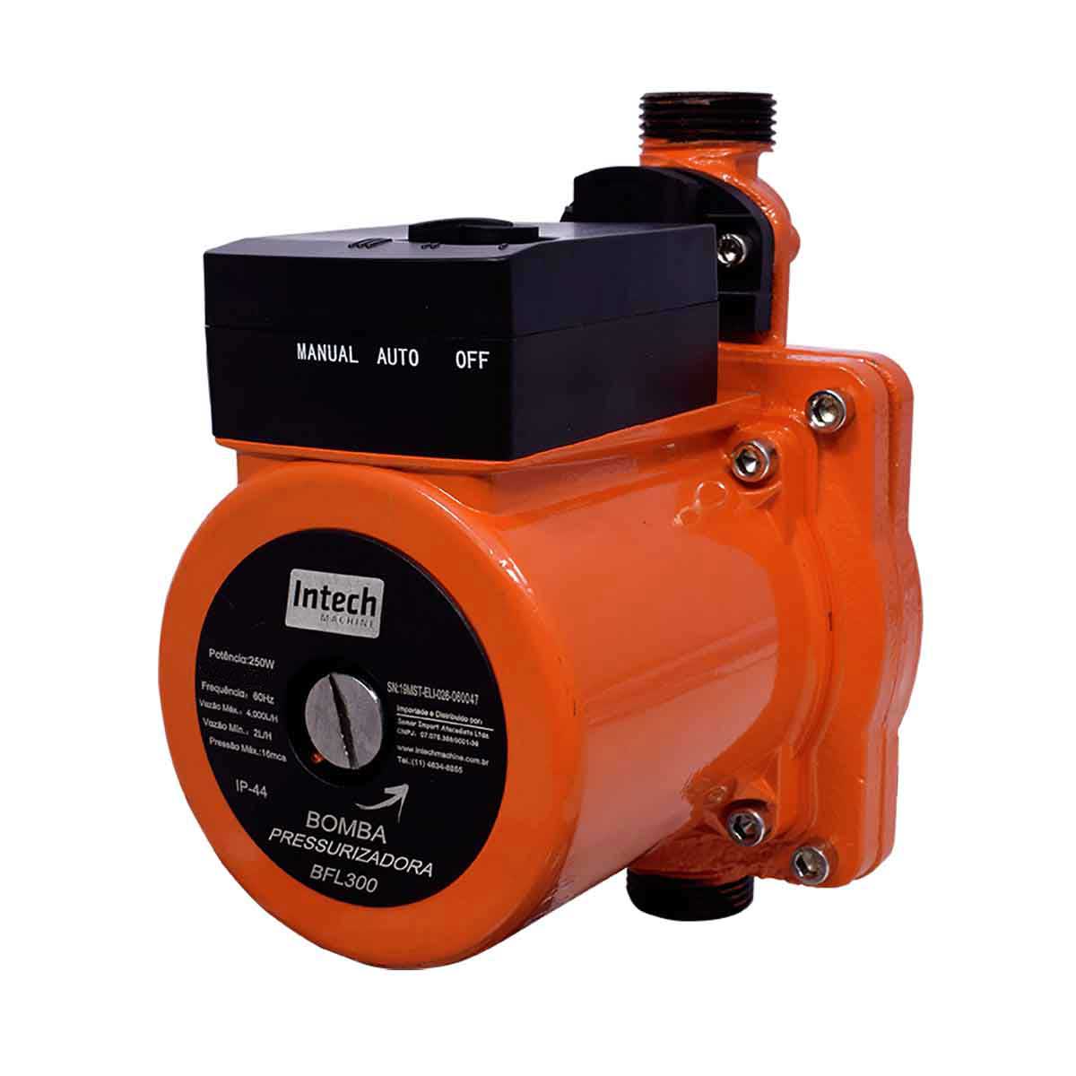 Bomba Pressurizadora 250w BFL300 220V Até 4 Saídas Intech 