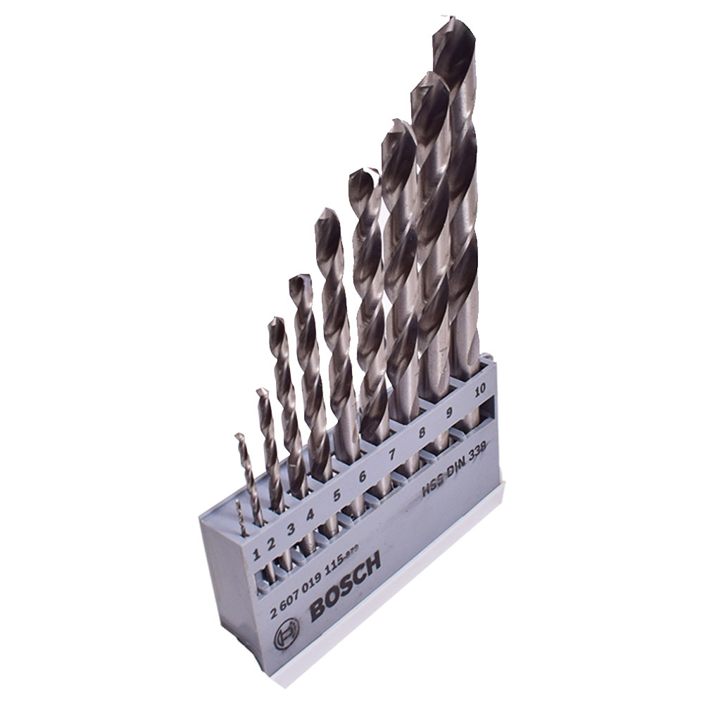 Jogo de Broca HSS Metal Com 10 Peças Bosch 
