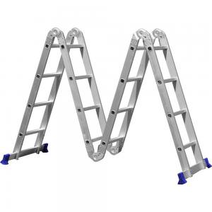 Escada Multifuncional Alumínio 4x4 sem Plataforma 16 Degraus 5132 Mor