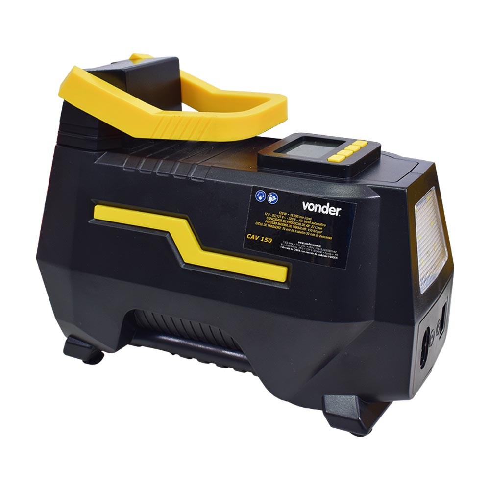 Compressor Ar Auto 12V/BIVOLT CAV150 Vonder