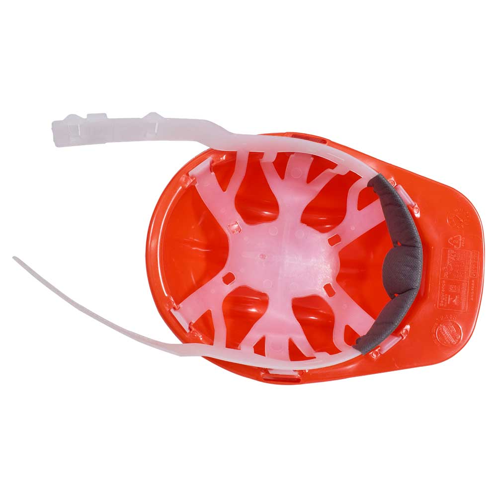 Capacete Segurança Laranja com Carneira Vonder 