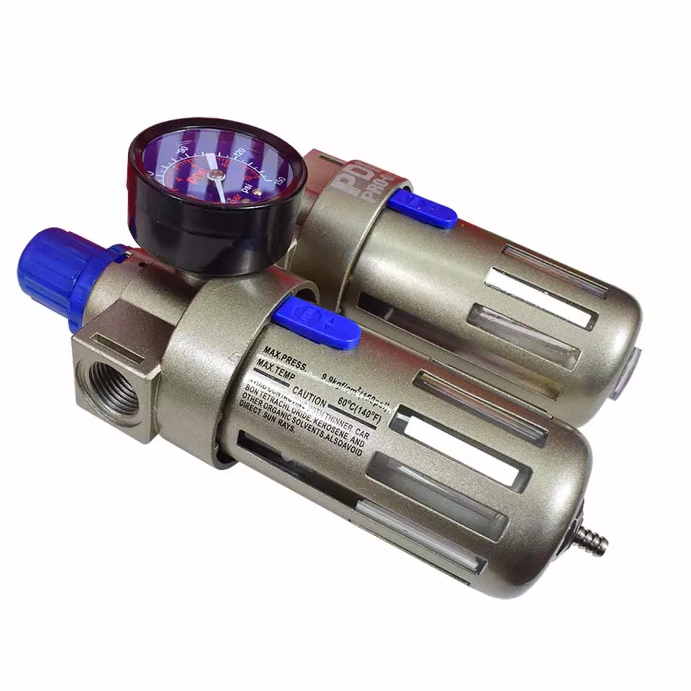 Filtro de Ar Regulador Lubrificador 1/2 Pol. PRO-012 PDR