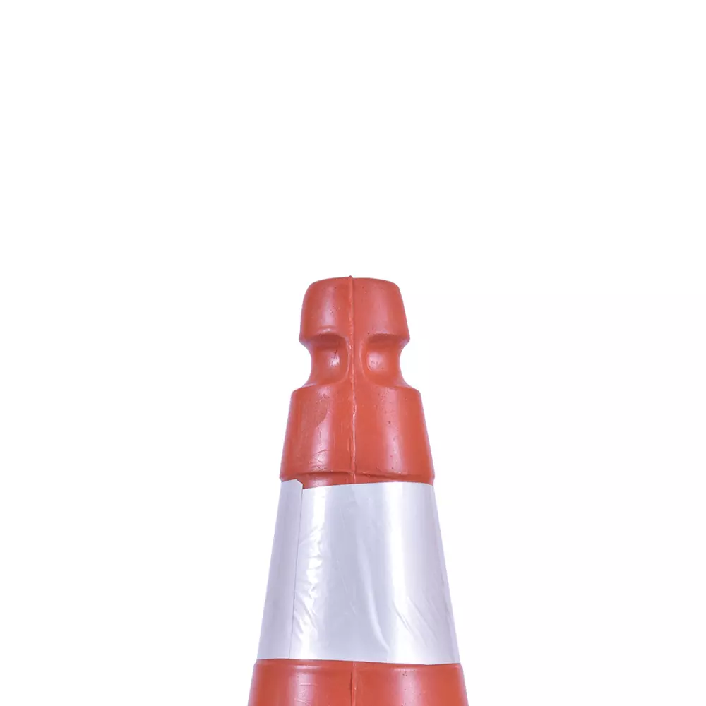 Cone 75 Cm Com Base Borracha Refletivo CBL